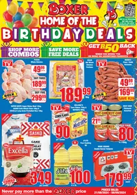 Boxer Super Stores Gauteng : Home Of The Birthday Deals (21 August - 08 September 2024)