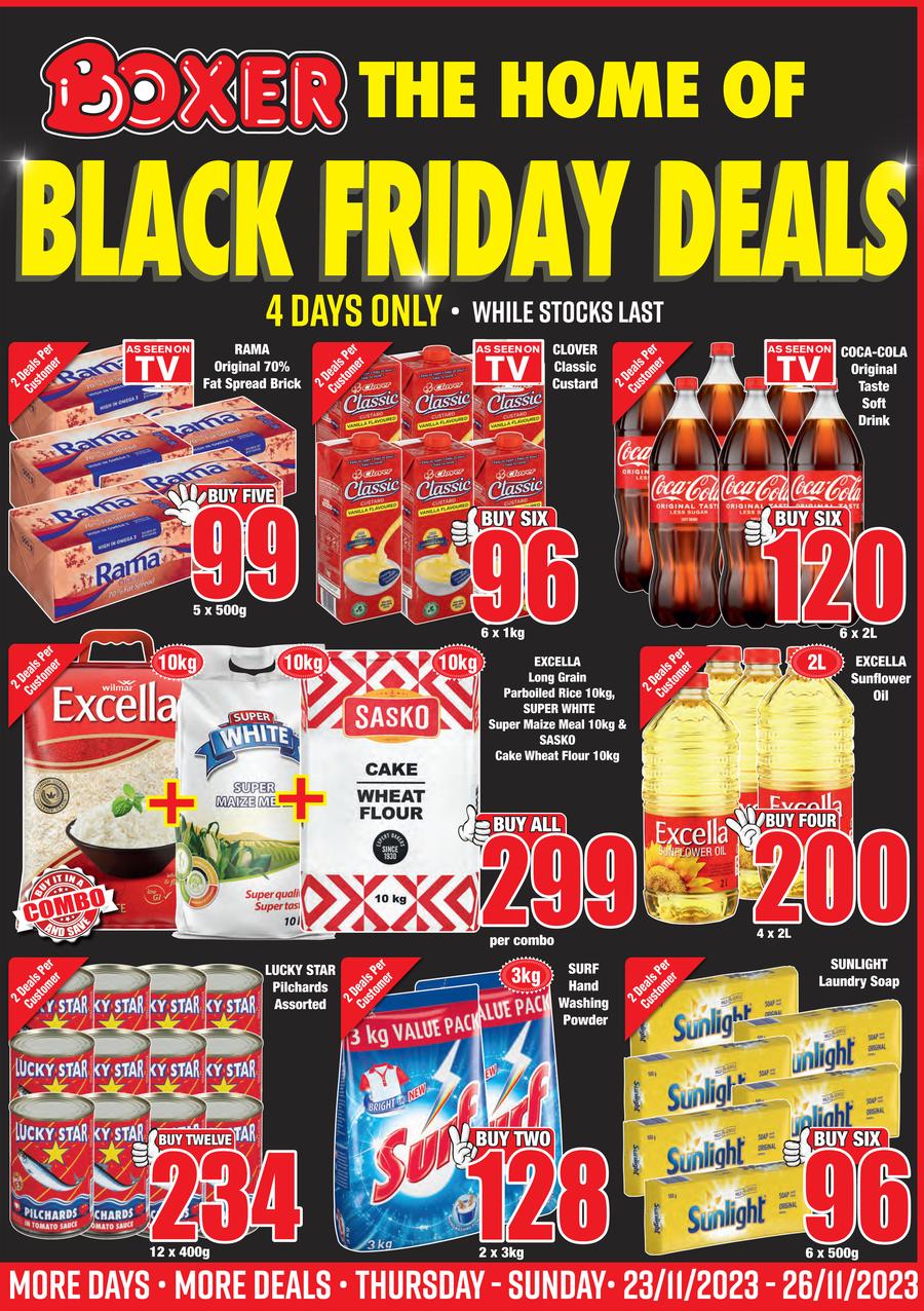 Boxer Super Stores Gauteng : Black Friday Deals (23 November - 26 ...