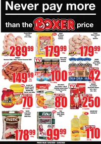 Boxer Super Stores Gauteng : Never Pay More Than The Boxer Price (10 February - 23 February 2025)