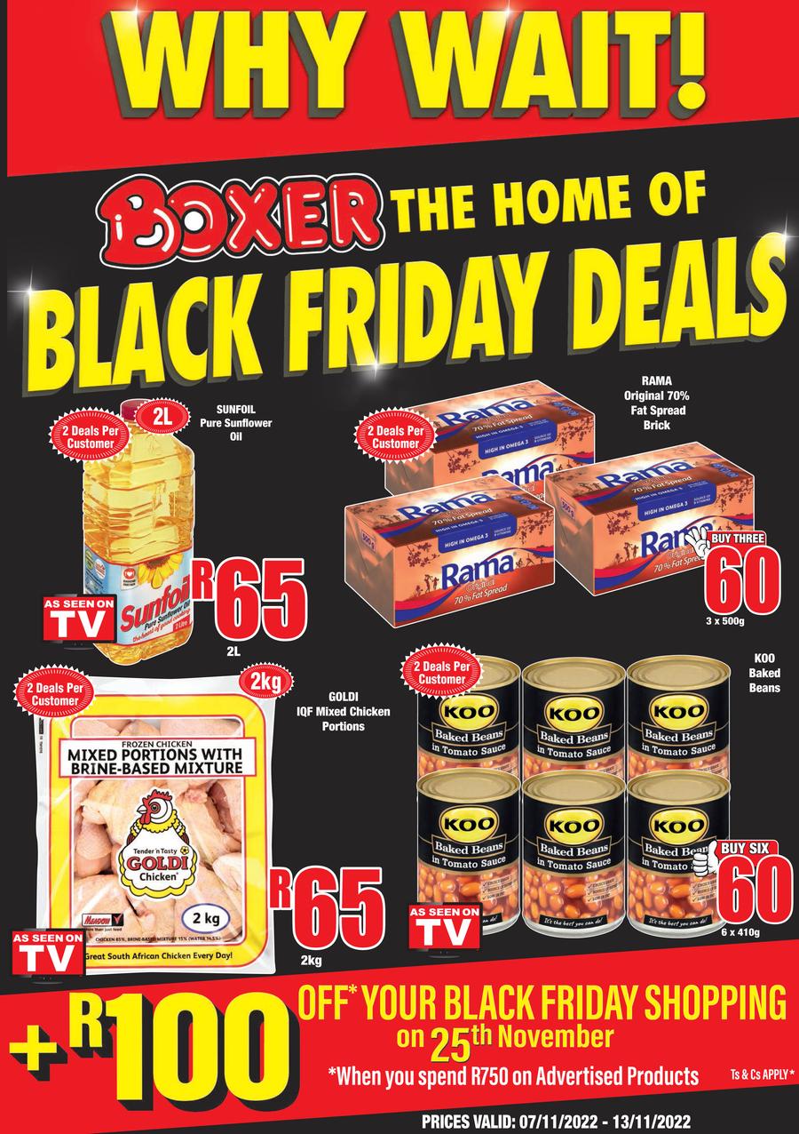 Boxer Super Stores Gauteng : Black Friday Deals (07 November - 13 November  2022) — m.