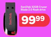 Sandisk 32GB Cruzer Blade 2.0 Flash Drive