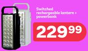 Switched Rechargeable Lantern + Powerbank