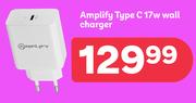 Amplify Type C 17W Wall Charger
