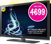 Samsung FHD LCD TV-40"(102cm)