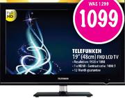 Telefunken FHD LCD TV-19" (48cm)