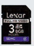 Lexar Full HD Video Memory SD Card-8GB