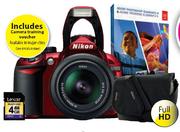Nikon D3100 Red DSLR Kit