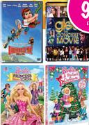 Barbie Princess Charm School/Barbie A Perfect Christmas Movie DVDs-Each
