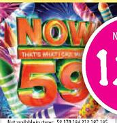 Now 59 Music CD-Each