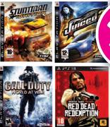 PS3 Games Stuntman Lgnition/Juiced 2/Call Of Duty World At War/Red Dead Redemption-Each