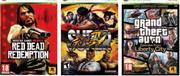 XBOX 360 Games Red Dead Redemption/Super Street Fighter IV/Grand theft Auto Episodes From Liberty Ci
