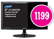 Samsung 20" LED Monitor