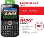 Samsung E2220 TexTo