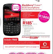BlackBerry Curve 8520 Smart Phone Black/Red/White/Purple/Silver 