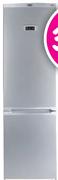 Defy Metallic Silver Bottom Freezer/Fridge-DFC386