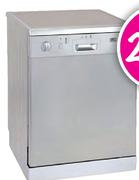 Defy 12 Place Metallic Silver Dishwasher-DDW157