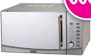 Defy Metallic Silver Mirror Finish Grill Microwave Oven-34Ltr