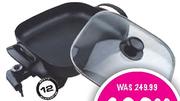 Logik Non Stick Frying Pan With Glass Lid