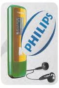 Philips MP3 Player-2GB (SA3MXX02G/97) + Rugby Ball
