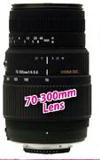 Sigma Lens For Nikon Or Canon-70-300