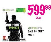 Xbox 360 Call of Duty MW3