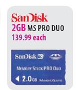 Sandisk 2Gb MS Pro Duo
