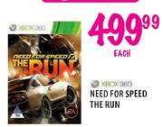 Xbox 360 Need For Speed The Run