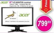 Acer 20" LCD Monitor (G205HVBB)