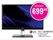LG 18.5" LED Monitor