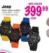 Jeep Gents Colour Watches-each