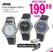 Jeep Gents Analogue Watches-each