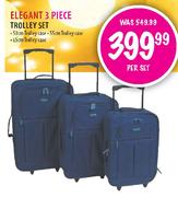 Elegant 3 Piece Trolley Set-per set