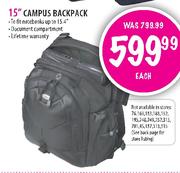 15" Campus Backpack