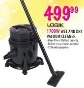Logik Wet And Dry Vacuum Cleaner-1700W