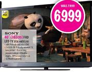Sony FHD LED TV-40"(102cm)