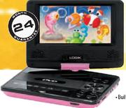 Logik Pink Portable DVD Player-7" (LPD7)