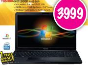 Toshiba Notebook (C660-289)