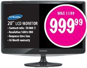 Samsung 20" LCD Monitor