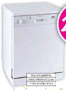 Defy 12 Place White Dishwasher-DDW156