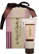 Rose & Vanilla Range Hand And Nail Cream Or Bath Salts In Box
