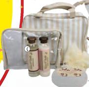 Rose & Vanilla Range Luxury Double Cosmetic Bag Set 