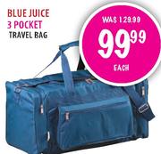 Blue Juice 3 Pocket Travel Bag