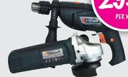 Stramm Drill-550W And Angle Grinder-900W -Per Kit