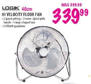 Logik 40cm Hi Velocity Floor Fan