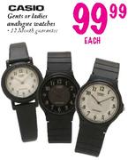 Casio GentsOr Ladies Analogue Watches
