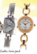 Digitime Watch Set-Ladies Twin pack