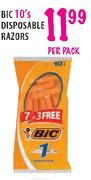 Bic Disposable Razors-10's per pack