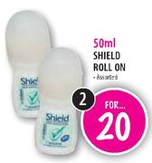 2 50ml Shield Roll On