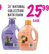 Natural Collection Bath Foam-2l each