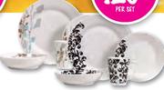 Frost Or Drama Dinner Set 16 Piece-Per Set